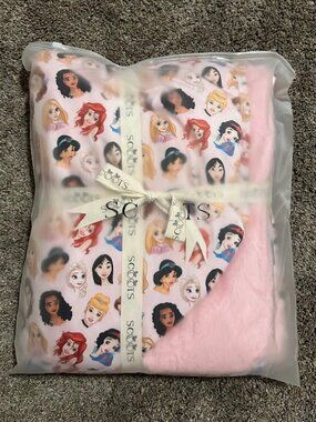 Scoots Princess Plush blanket 50x50